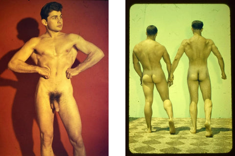 Bruce of Los Angeles Two Nude Men Holding Hands Butt Gay Interest - 17"x22" Print - 1935