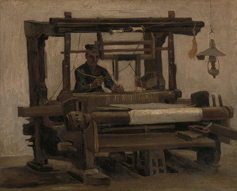 Vincent van Gogh - Weaver, Seen from the Front 1884 - 17" x 22" Fine Art Print