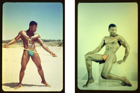 Bruce Bellas Vintage Black Man in Loin Cloth Gay Interest - 17"x22" Print - 1946