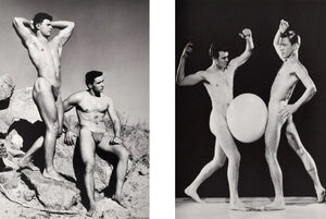 Bruce of Los Angeles Nude Men Artistic Poses Butt Gay Interest - 17"x22" Fine Art Print - 1953