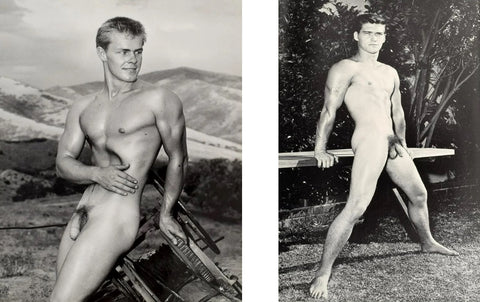 Bruce of Los Angeles Nude Guys Outside Homoerotic Vintage Gay Interest - 17"x22" Fine Art Print - 1957