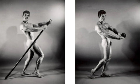 Bruce of Los Angeles Nude Muscle Artistic Poses Vintage Gay Interest - 17"x22" Fine Art Print - 1958