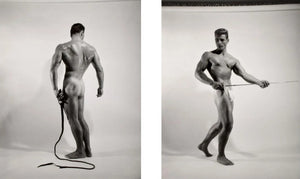 Bruce of LA Nude Male Models Sword Whip Butt Gay Interest - 17 x 22 Art  Print - 1910