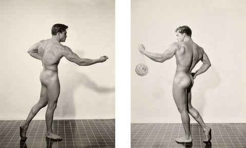 Bruce of LA Nude Male Butt Artsy Posing Homoerotic Vintage Gay Interest - 17"x22" Fine Art Print - 1965