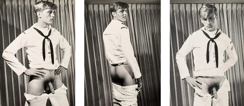 Bruce of Los Angeles Nude Sailor Cock 1960s Homoerotic Vintage Gay Interest - 17"x22" Fine Art Print - 1977