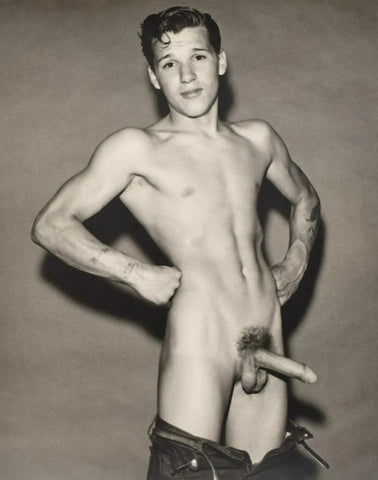 Bruce of Los Angeles Nude Young Jim Manning Erection 1960s Homoerotic Vintage Gay Interest - 17"x22" Fine Art Print - 1983