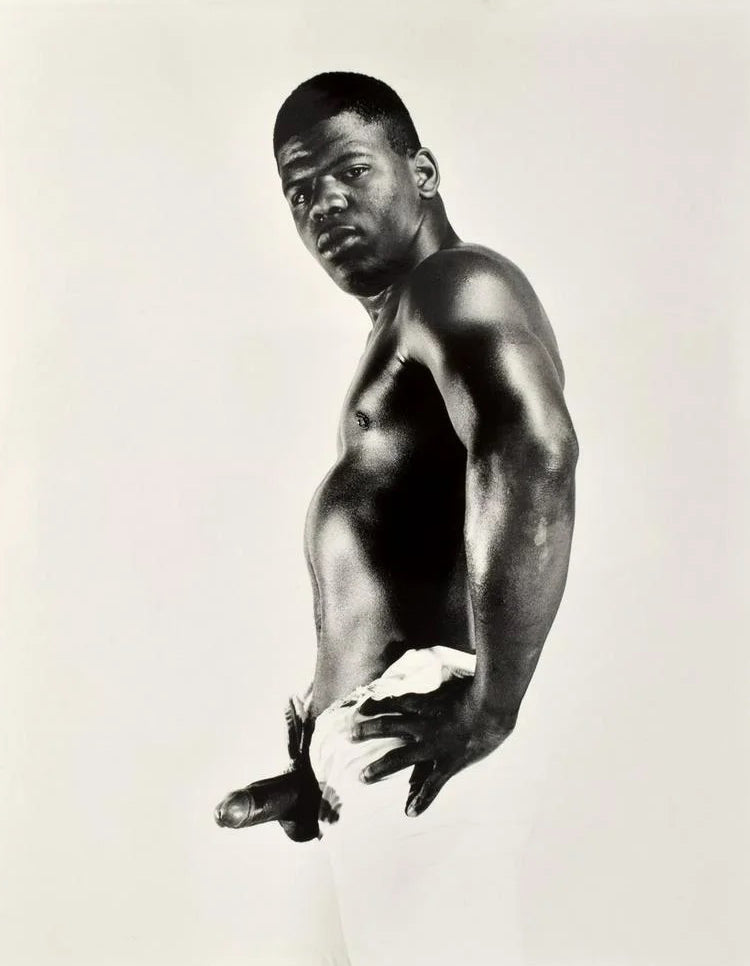 Bruce of LA Nude Male Black Erection 1960s Homoerotic Vintage Gay Interest - 17"x22" Fine Art Print - 1986