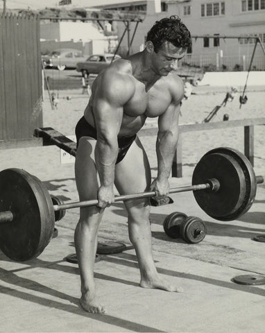 Bruce of LA Vintage Bodybuilder Weightlifting Deadlift - 17" x 22" Fine Art Print - 2001