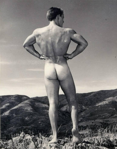 Bruce Bellas Vintage Nude Robert Kendall Butt Gay Interest - 17" x 22" Art Print - 2017