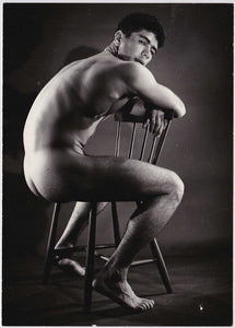 Bruce of LA Vintage Nude Male Butt Seated in Chair Gay -17" x 22" Fine Art Print - 2019