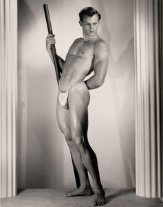 Bruce of LA Vintage Nude Male Loin Cloth Arched Back Gay - 17"x22" Fine Art Print - 2025