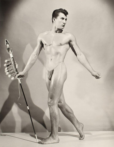 Bruce of LA - Vintage Steve Wengryn Nude Male Gay Interest Spear - 17" x 22" Fine Art Print