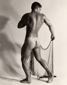 Bruce of Los Angeles Nude Male & Net Butt Gay Interest - 17"x22" Fine Art Print - 2036