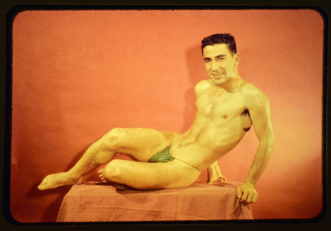 Bruce Bellas Vintage 1960s Gay Nude Male in Loin Cloth - 17" x 22" Fine Art Print - 2040