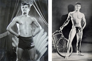 Bruce of Los Angeles Vintage Gay Interest Two Nude Males Posing Homoerotic - 17" x 22" Art Print - 2064