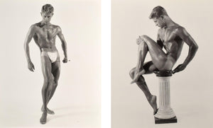 Bruce of LA - Mark Nixon Nude Blonde Artistic Gay Interest - 17"x22" Fine Art Print