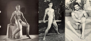 Bruce of Los Angeles Vintage Three Nude Males Homoerotic Gay Interest - 17"x22" Fine Art Print - 2101