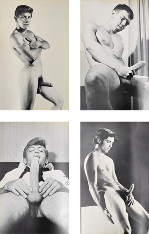 Bruce of LA Vintage Gay 1960s THE ERECTION COLLECTION Volume #3 Nude Male Models Tony Evans, George Bryant, Eugene McGlothean, Steve Spurgeon Homoerotic Gay Interest - 17"x22" Fine Art Print - 2107