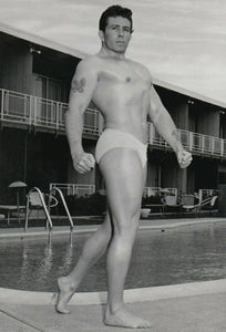 Bruce of Los Angeles Vintage Beefcake Gay Poolside 1960s - 17" x 22" Art Print - 2117