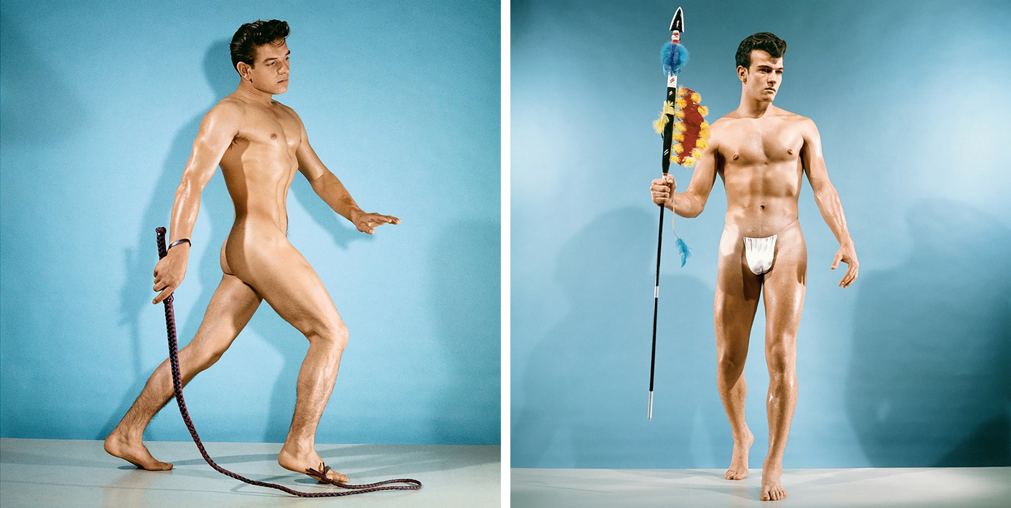Bruce of LA Vintage Nude Males Posing RARE Color Gay - 17" x 22" Fine Art Print - 2134