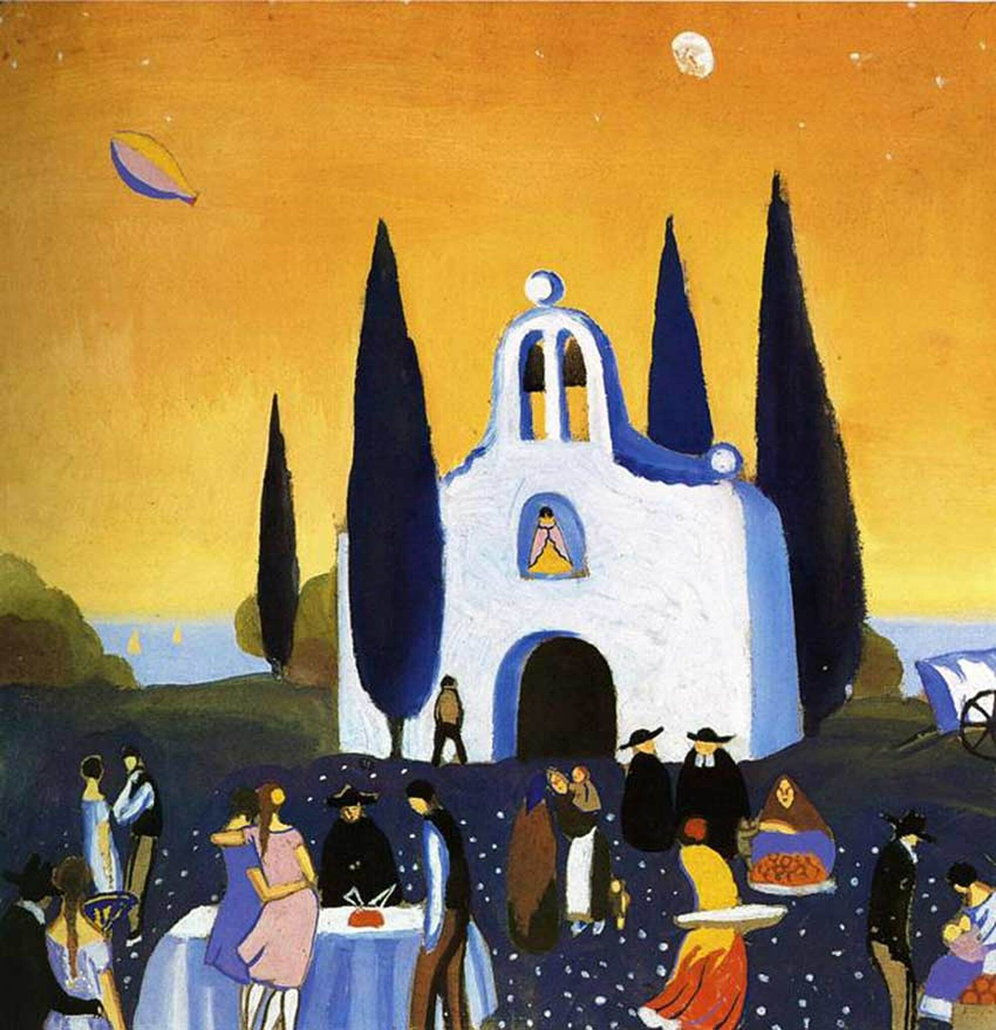 Salvador Dali - Romeria Pilgrimage (1921) - 17" x 22" Fine Art Print