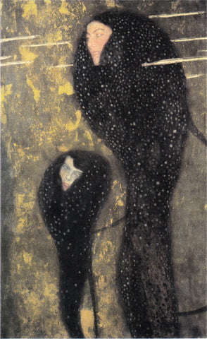 Gustav Klimt - Water Nymphs. Silverfish (1899) - 17" x 22" Fine Art Print