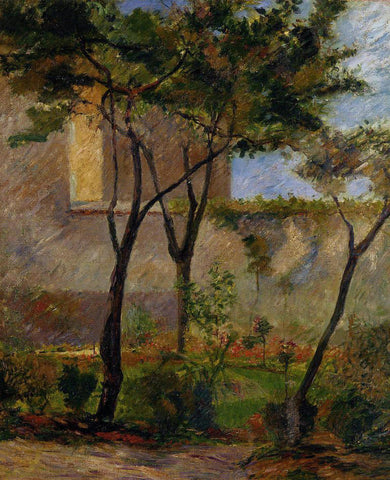 Paul Gauguin - Corner of the Garden Rue Carsal (1881) - 17" x 22" Fine Art Print