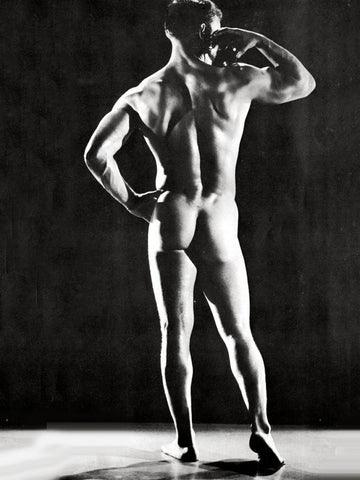 Bruce of Los Angeles Nude Frank Nisi Butt Shadows Gay - 17" x 22" Fine Art Print - 2269