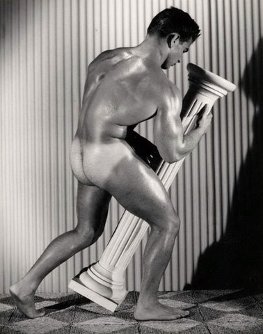 Bruce of LA Vintage Nude Alex Aronis Butt Gay Interest -17" x 22" Fine Art Print - 2272