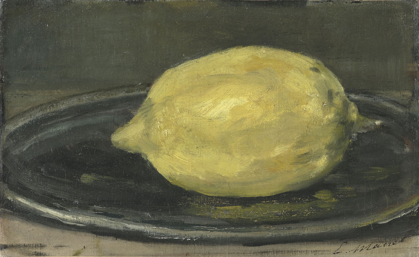 Edouard Manet - The Lemon (1880) Signed - 17" x 22" Fine Art Print