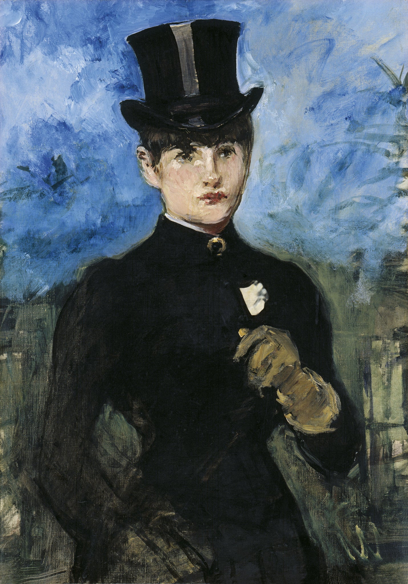 Edouard Manet - Summer or The Amazon or Horsewoman, Fullface (1882) - 17"x22" Print