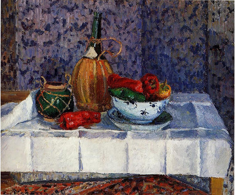 Camille Pissarro - Still-Life with Peppers (1899) - 17" x 22" Fine Art Print