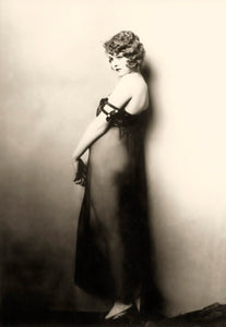 Alfred Cheney Johnston - Ziegfeld Girl Sheer Dress Gown - 17" x 22" Fine Art Print