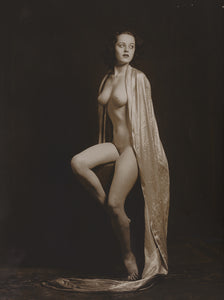 Alfred Cheney Johnston - Standing Female Nude (1930s) - 17" x 22" Fine Art Print