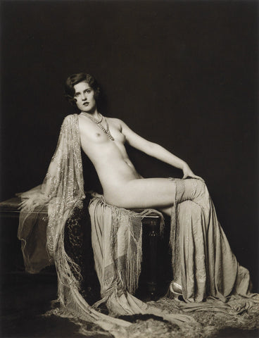 Alfred Cheney Johnston - Ann Smith Reclining Nude (1920s) - 17" x 22" Art Print