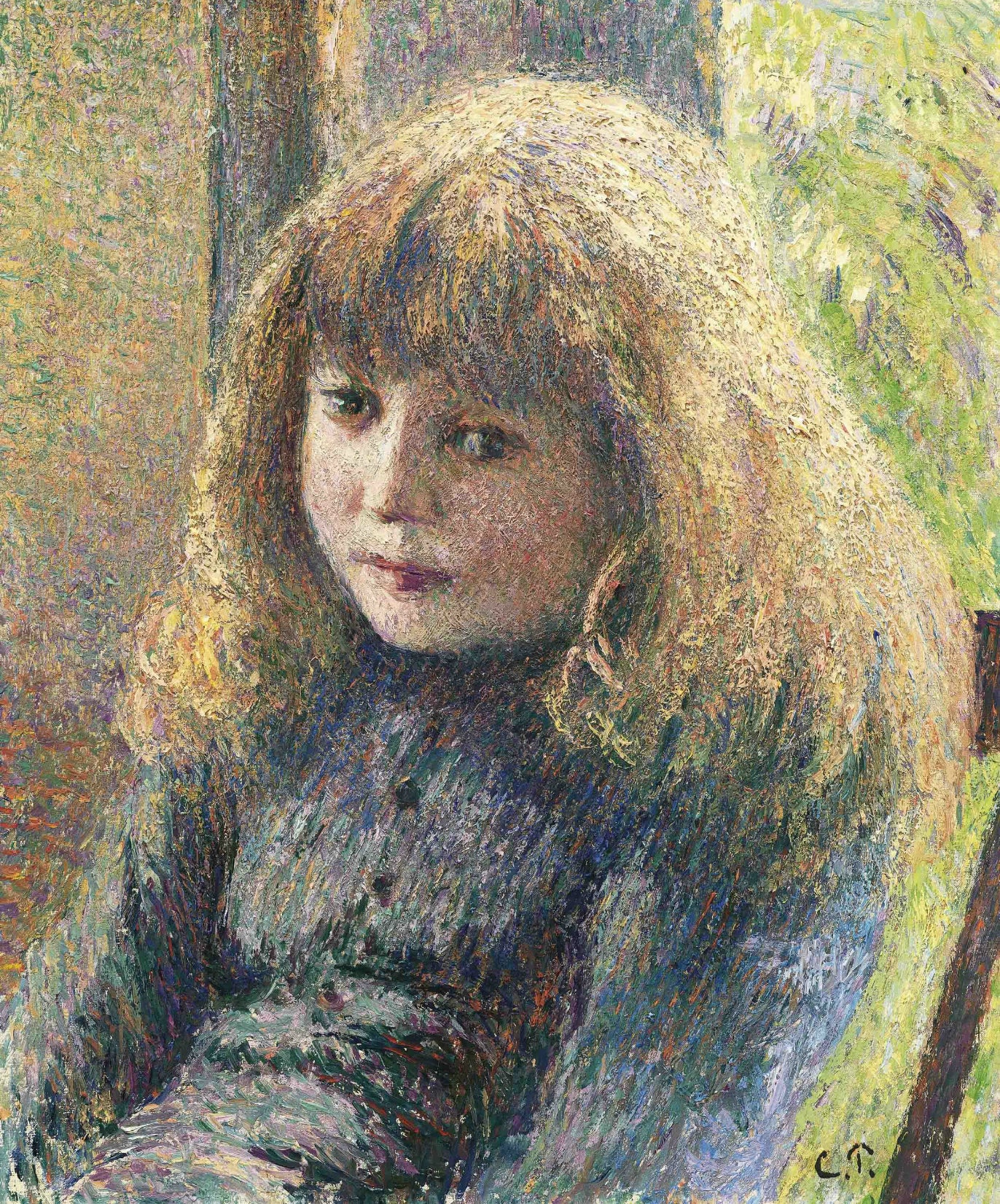 Camille Pissarro - Paul-Emile Pissarro (1890) Signed - 17" x 22" Fine Art Print