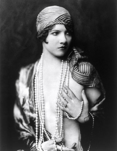 Alfred Cheney Johnston - Jean Ackerman Hand on Breast 1920s Ziegfeld Follies - 17" x 22" Fine Art Print