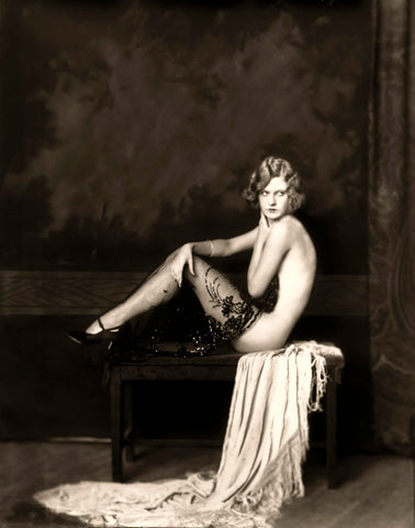 Alfred Cheney Johnston - Nude Ziegfeld Follies Nude Risque (1920s) - 17"x22" Print