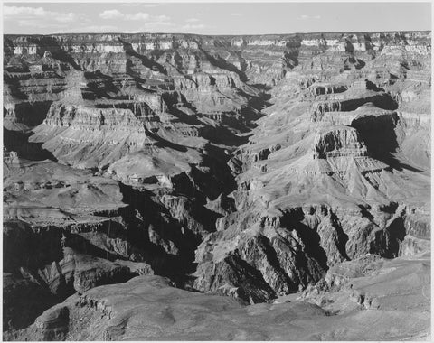 Ansel Adams - Shadows Grand Canyon National Park Arizona (1941) - 17" x 22" Print