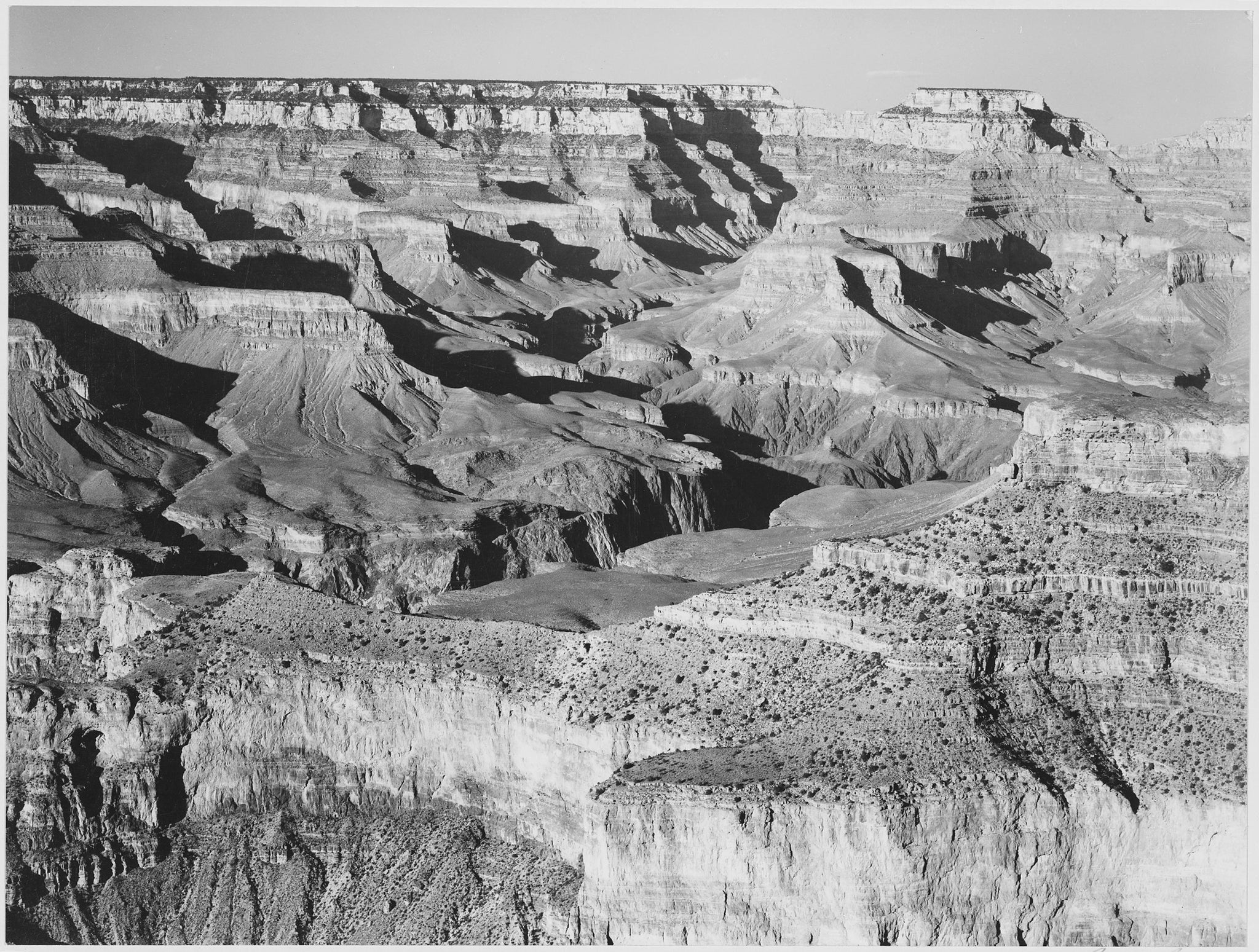 Ansel Adams - Grand Canyon Winding Ravine (1941) Arizona - 17" x 22" Fine Art Print