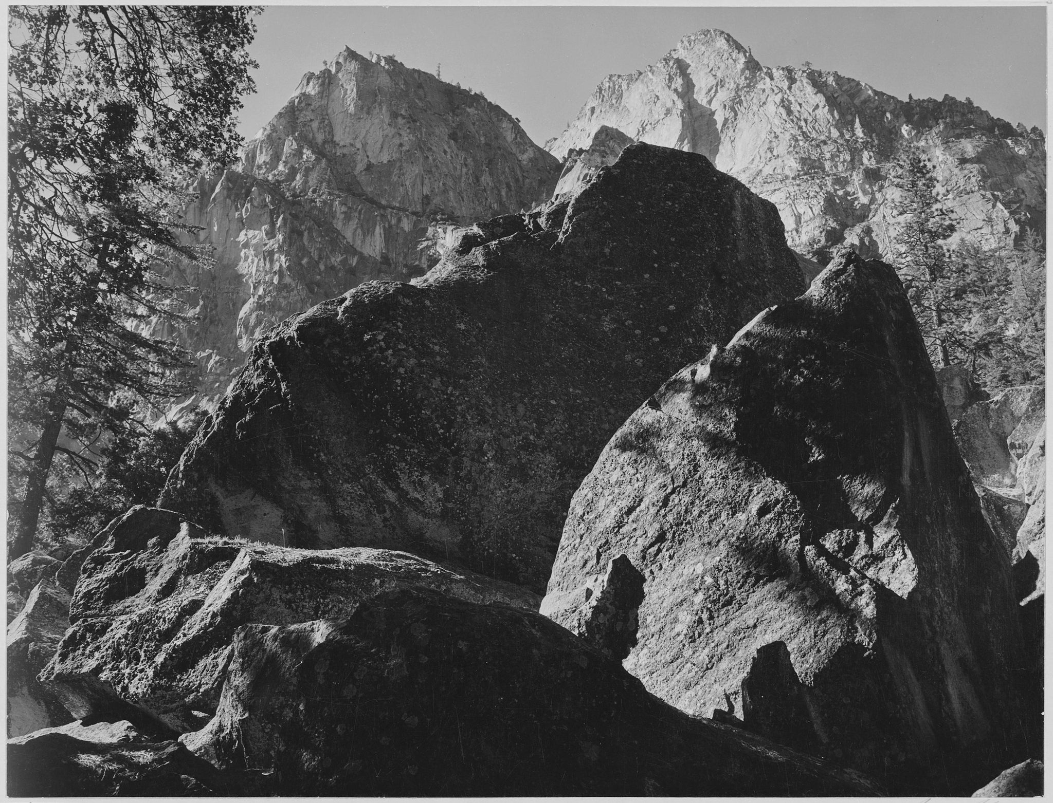 Ansel Adams - Grand Sentinel King's River Canyon California (1941) - 17"x22" Print