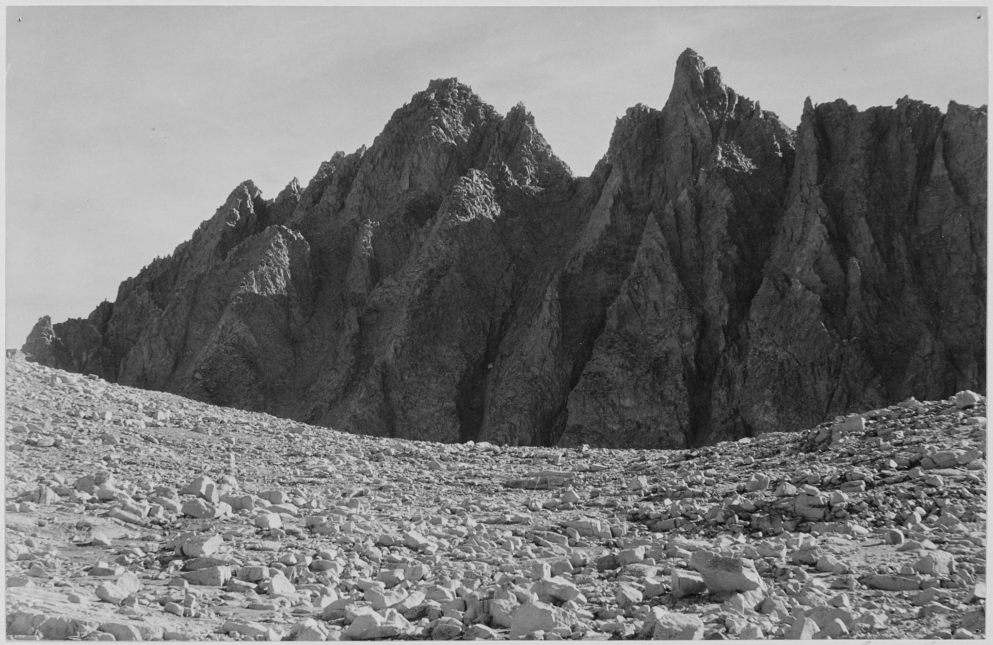 Ansel Adams - Bishop Pass King's River Canyon California (1936) - 17" x 22" Print