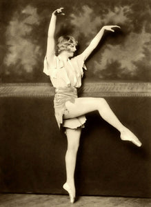 Alfred Cheney Johnston - Helen Hayes Short Skirt Ballet (1920s) - 17"x22" Fine Art Print