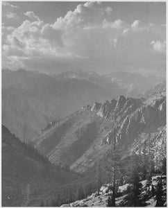 Ansel Adams - Middle Fork at King's River California (1936) - 17" x 22" Art Print