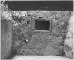 Ansel Adams - Interior Wall & Window @ Cliff Palace Ruins, Mesa Verde Colorado (1941) - 17" x 22" Print