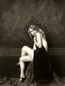 Alfred Cheney Johnston - Shy Nude Girl Ziegfeld Follies (1920s) - 17" x 22" Print