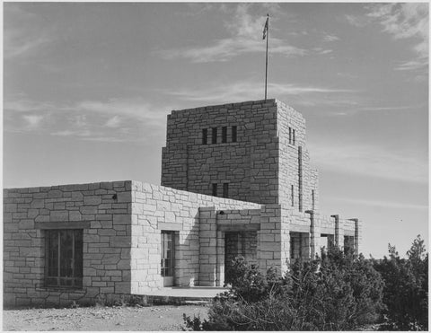 Ansel Adams - Elevator House Carlsbad Caverns Park (1941) - 17"x22" Fine Art Print