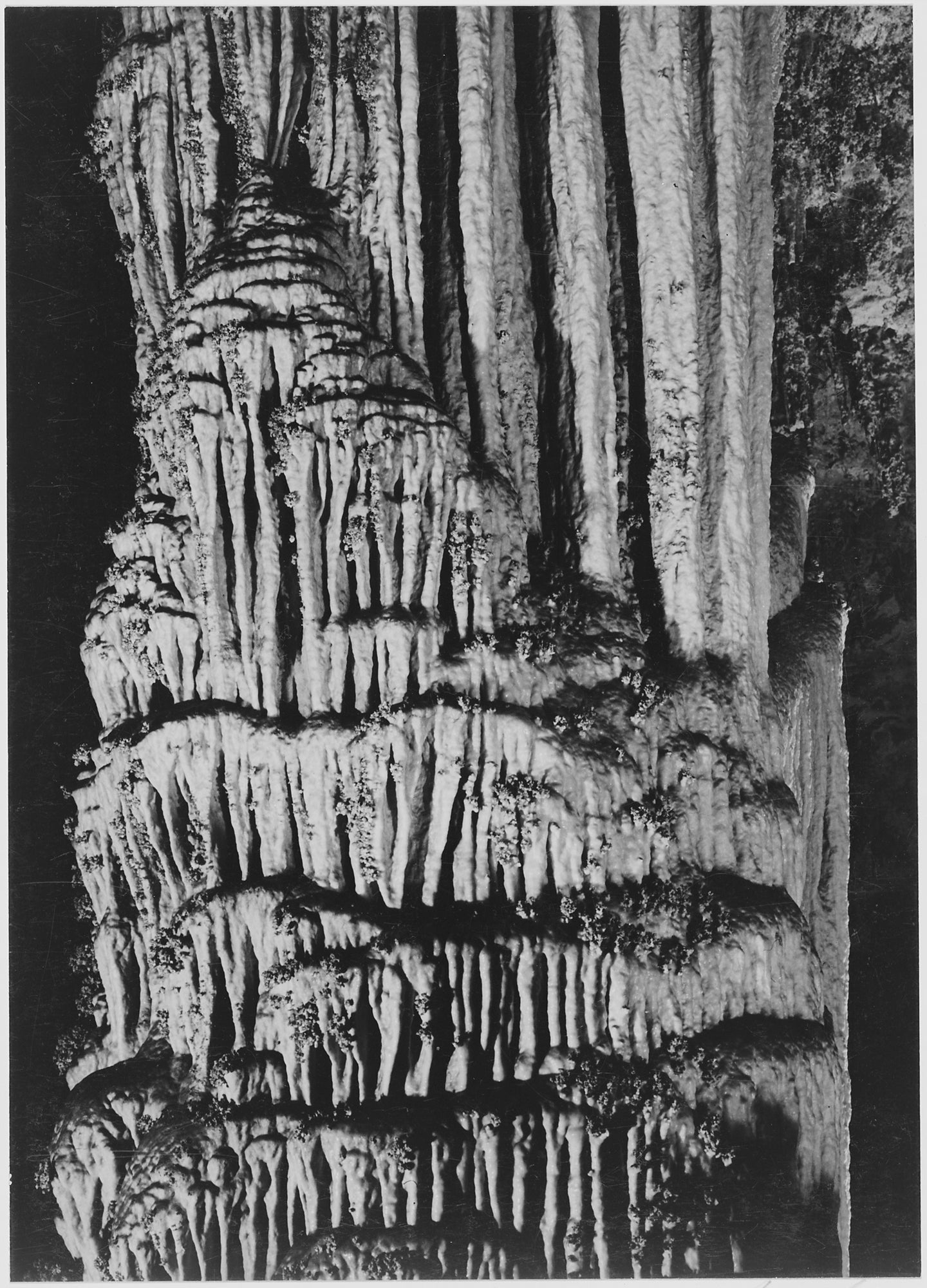 Ansel Adams - Chinese Pagoda Big Room Carlsbad Caverns (1941) - 17" x 22" Art Print