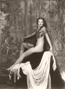 Alfred Cheney Johnston - Lena Thomas Nude Ziegfeld (1920s) - 17" x 22" Art Print