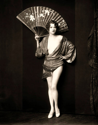 Alfred Cheney Johnston - Jean Ackerman Nude Kimono (1920s) - 17"x22" Fine Art Print